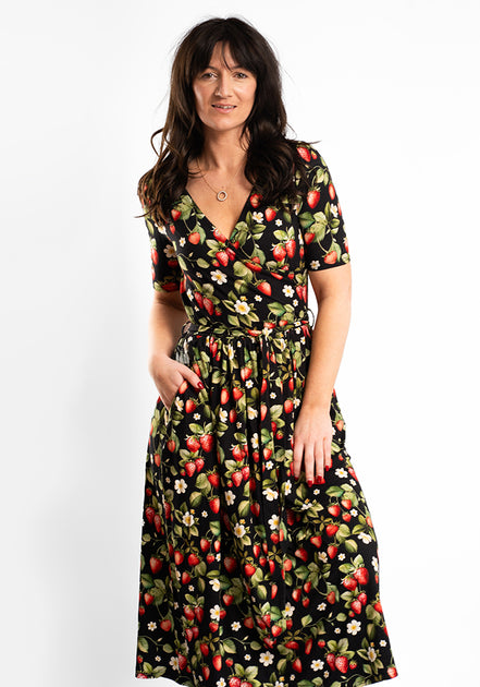 Strawberry Dress New Look Petite Clothing Arosa Strawberry Print