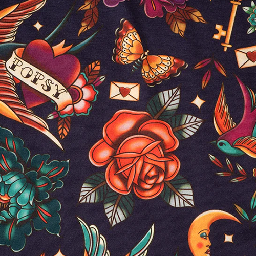 Alternative Patterns | Rockabilly & Tattoo Print Clothing