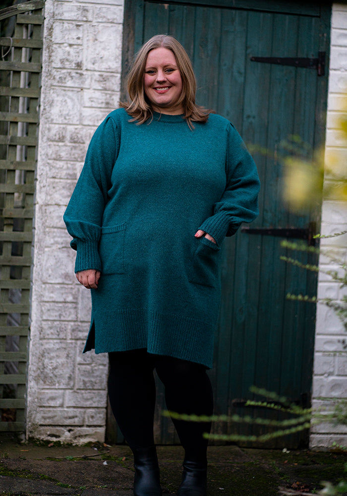 Teal Jumper Dress
