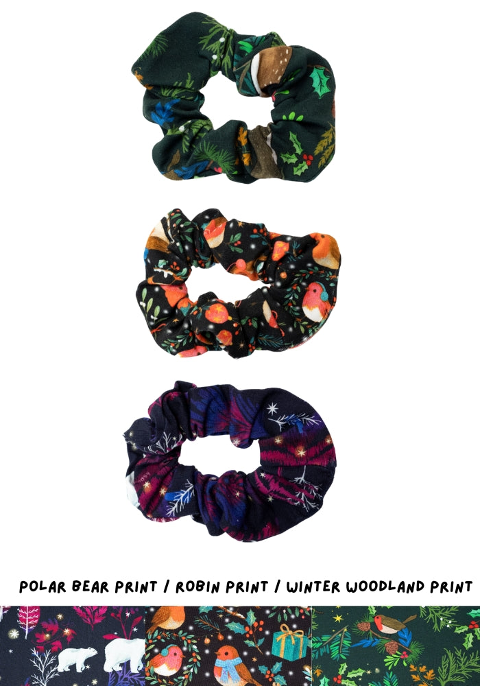 Popsy Multi Pack Christmas Scrunchies