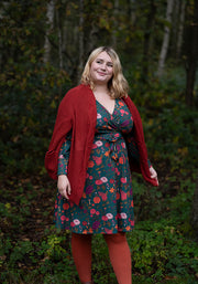 Riva Floral Foliage Print Dress