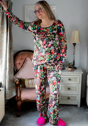 Tweedle Wonderland Print Pyjama Set