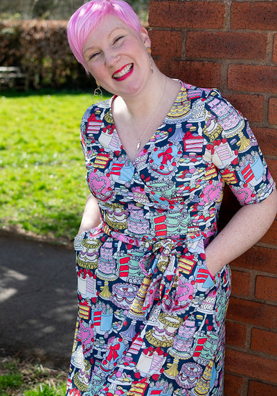 Sugar Patisserie Print Midi Dress