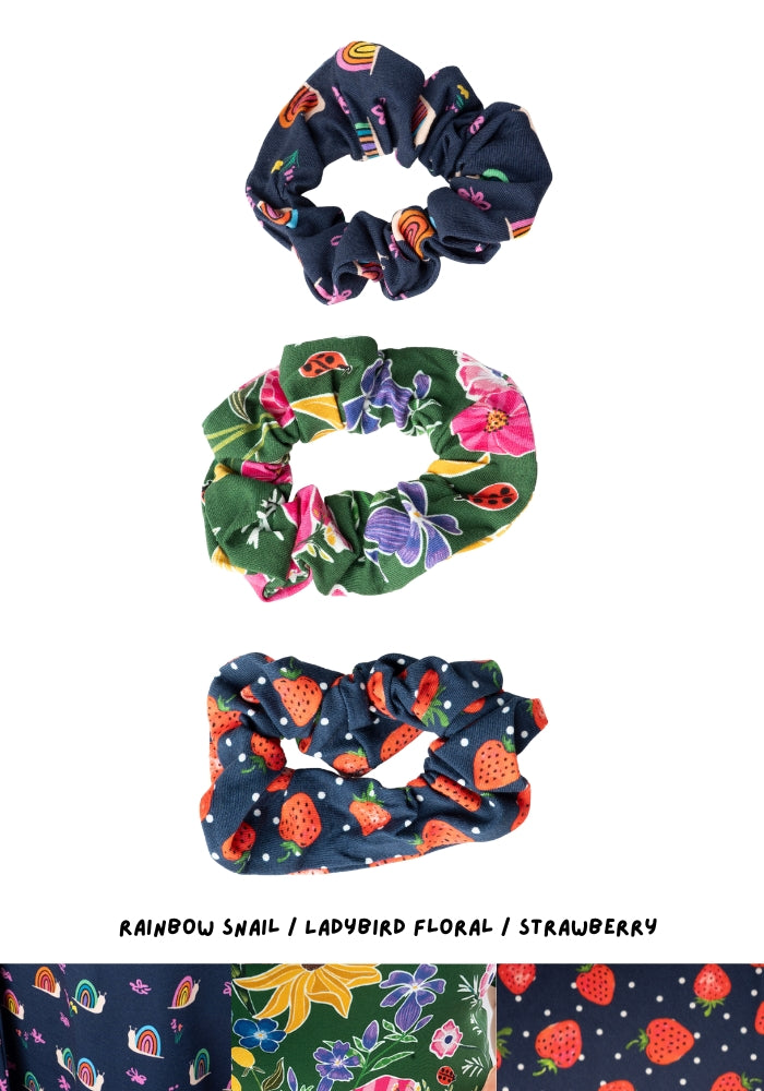 Second angle of Popsy Multi Pack Scrunchies