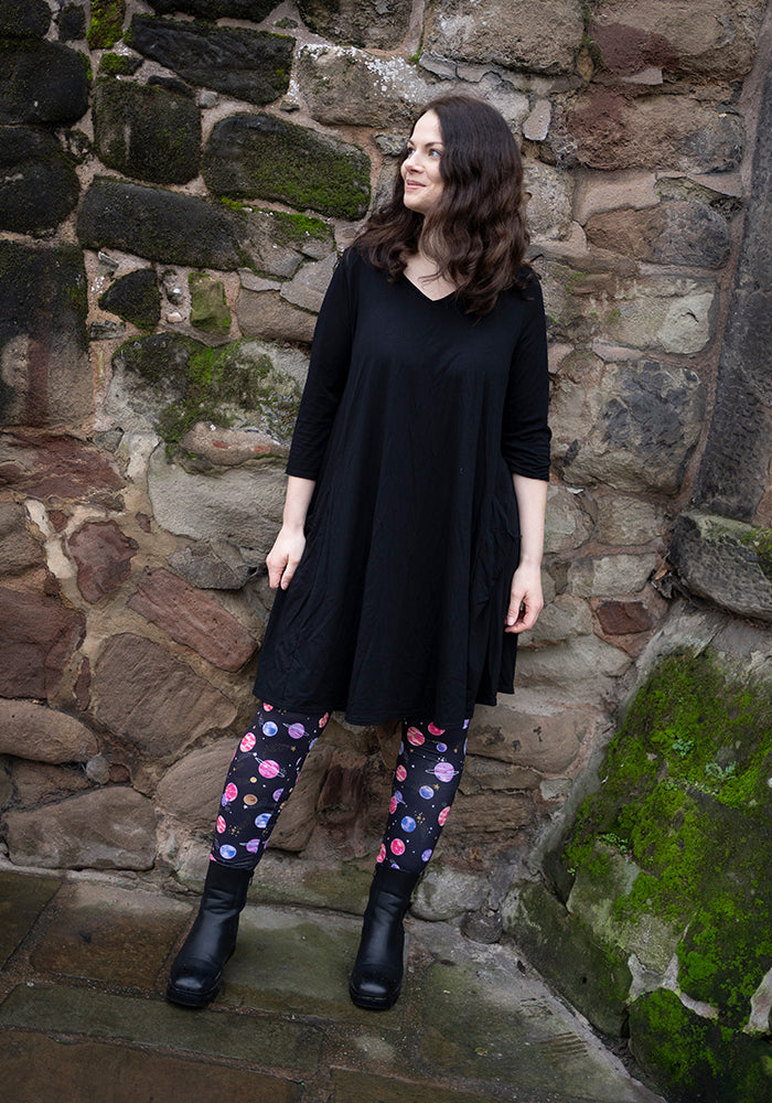 Rene Planets Print Popsy Leggings