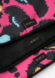 3 Piece Pink Animal Print Multi Use Bags