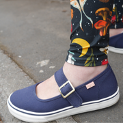 Mary Jane Pumps Dark Navy