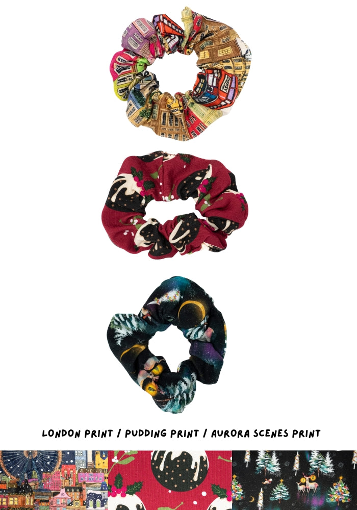 Popsy Multi Pack Christmas Scrunchies