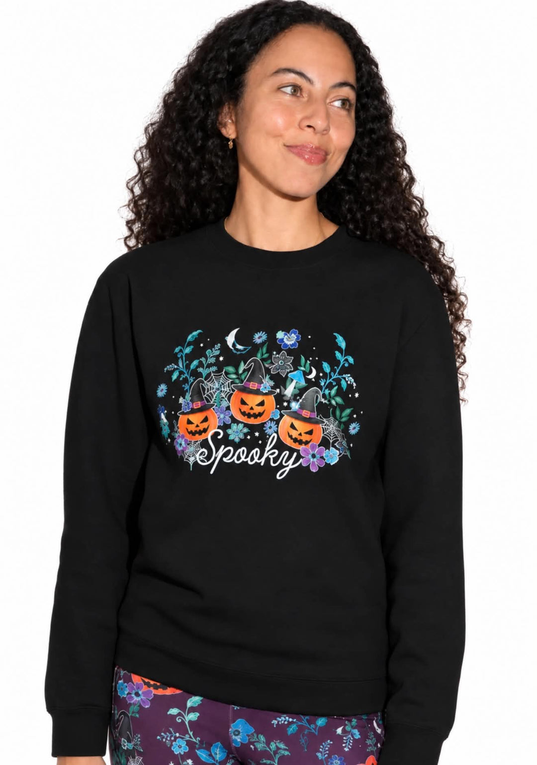 Adult Pumpkin Club Print Sweatshirt