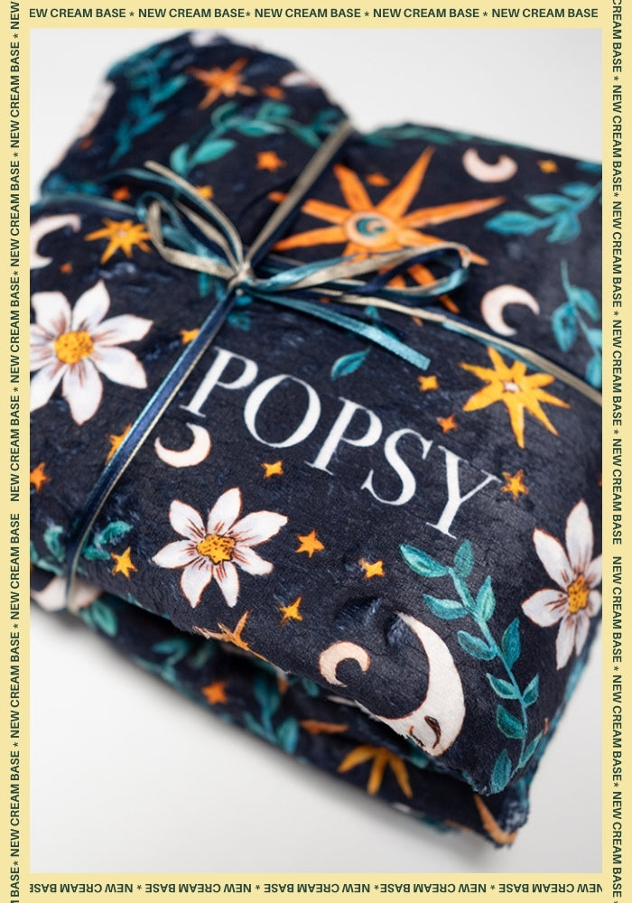 Fifth angle of Celestial Moon Pop-under Plush Blanket