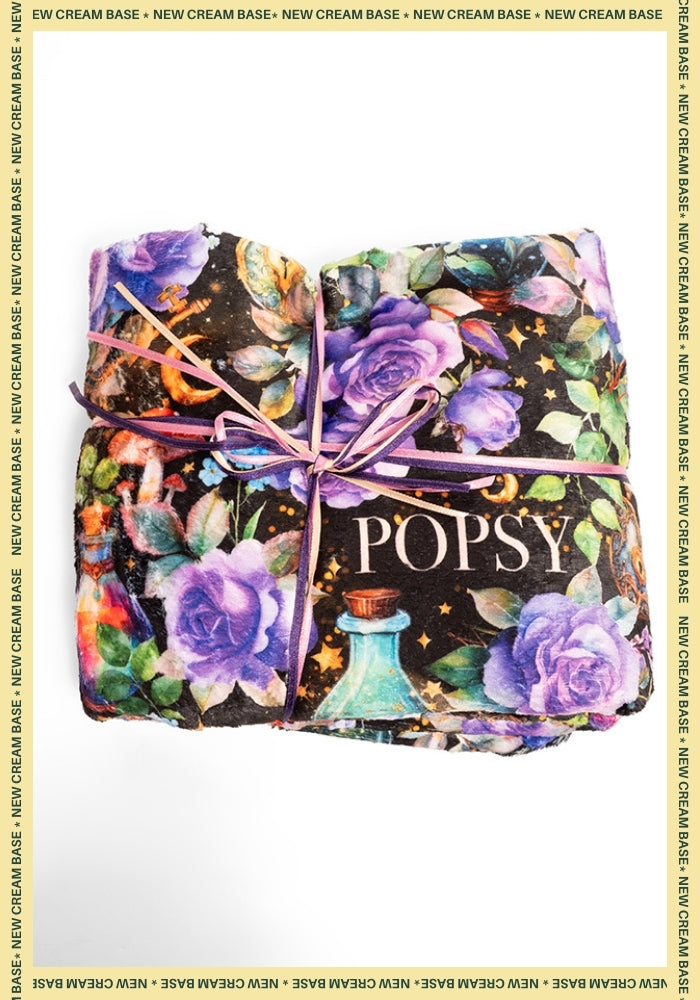Front view of Pop-under Love Potion Plush Blanket