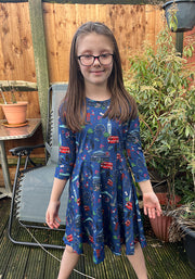 Children's London Print Dress (Bromley)