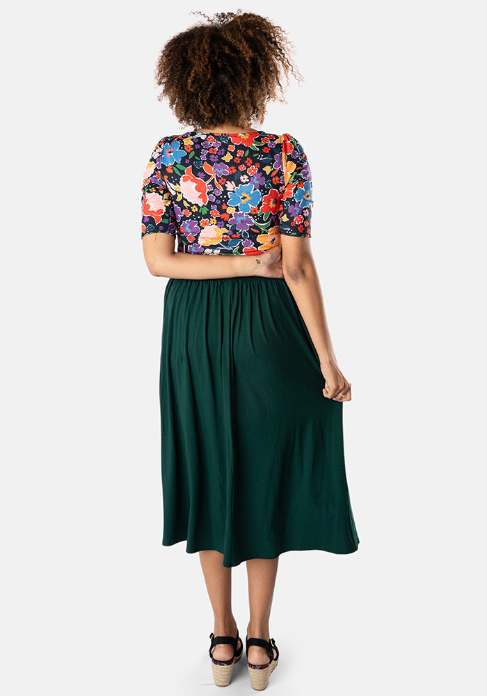 Abi Green Skirt – Popsy Clothing