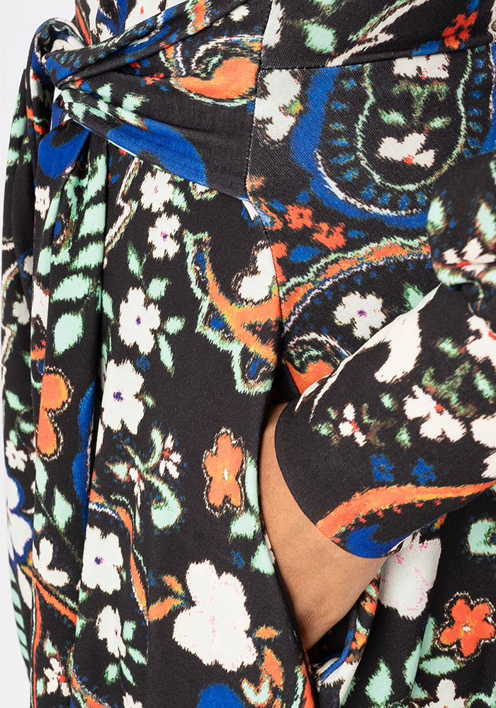 Addis Winter Paisley Print Dress