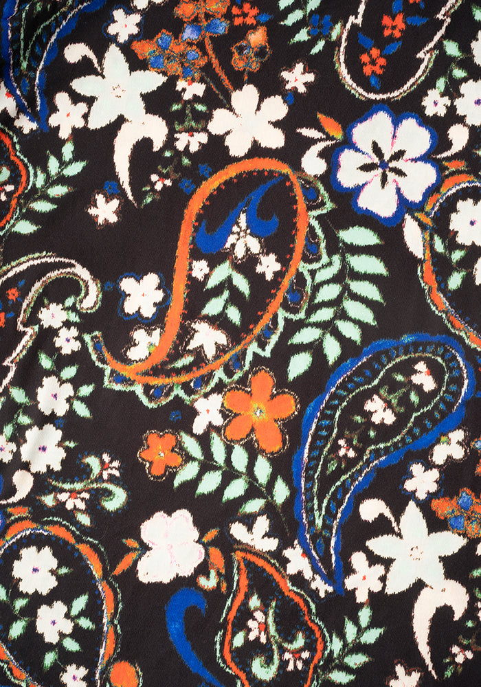 Addis Winter Paisley Print Dress