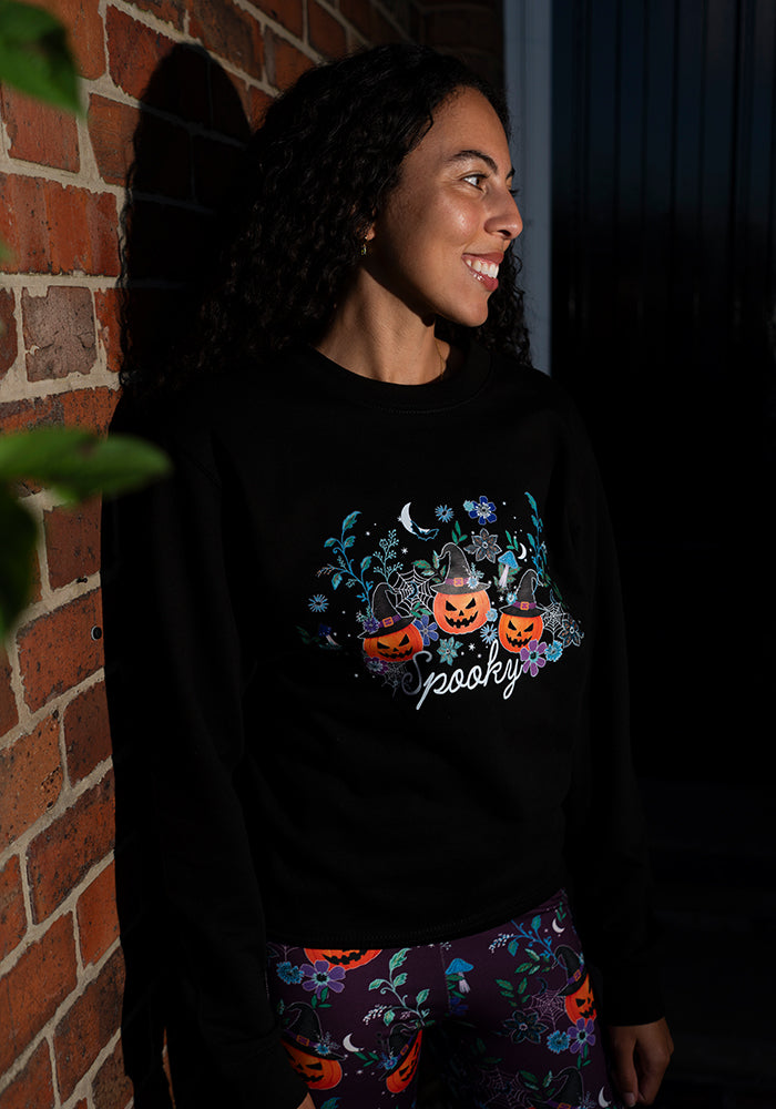 Adult Pumpkin Club Print Sweatshirt