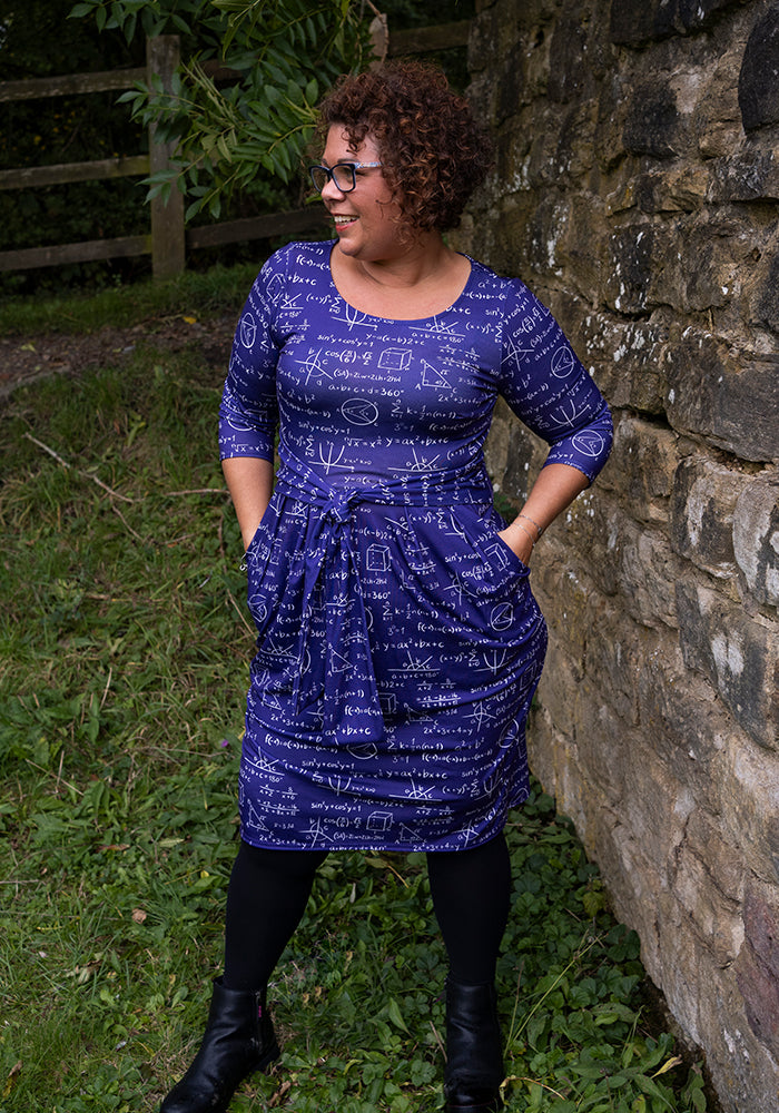 Agnesi Equations Print Dress