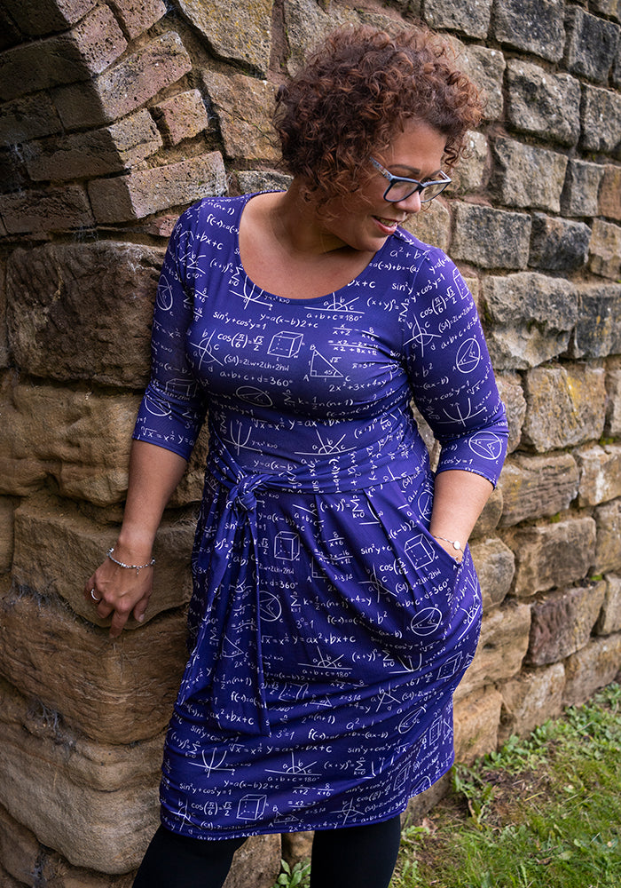 Agnesi Equations Print Dress