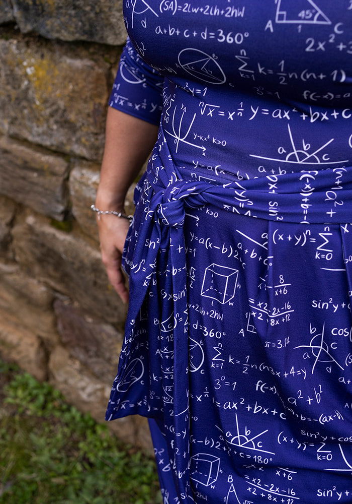 Agnesi Equations Print Dress