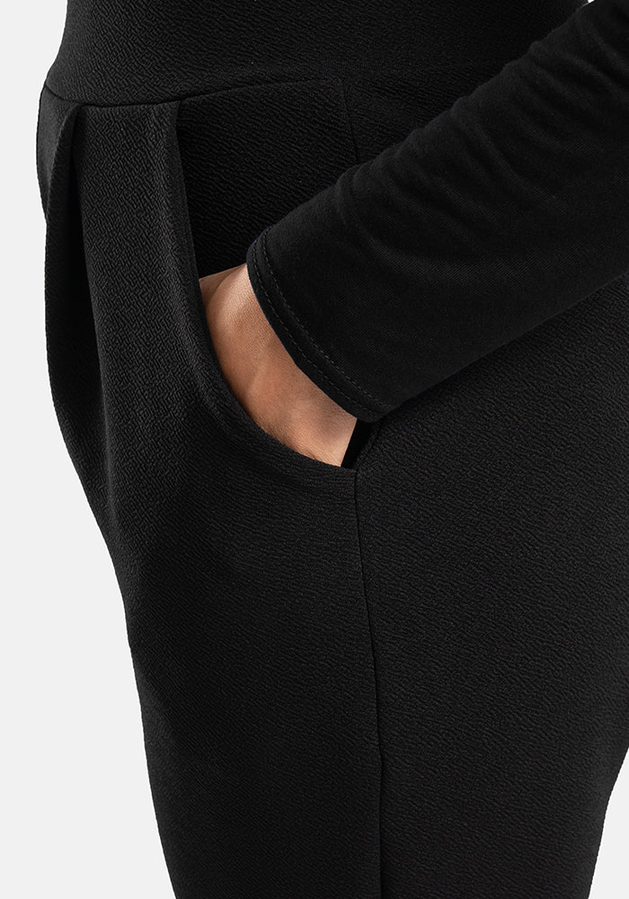 Fourth angle of Aiden Black Popsy Trousers