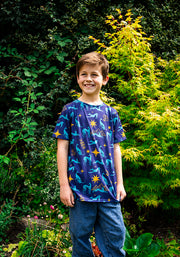Children's Egyptian Dog Print T-Shirt (Akila)