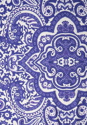 Aleah Purple Tile Print Dress