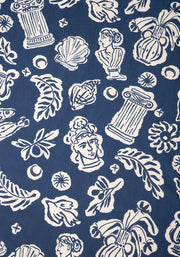 Amalthea Greek Print Midi Dress