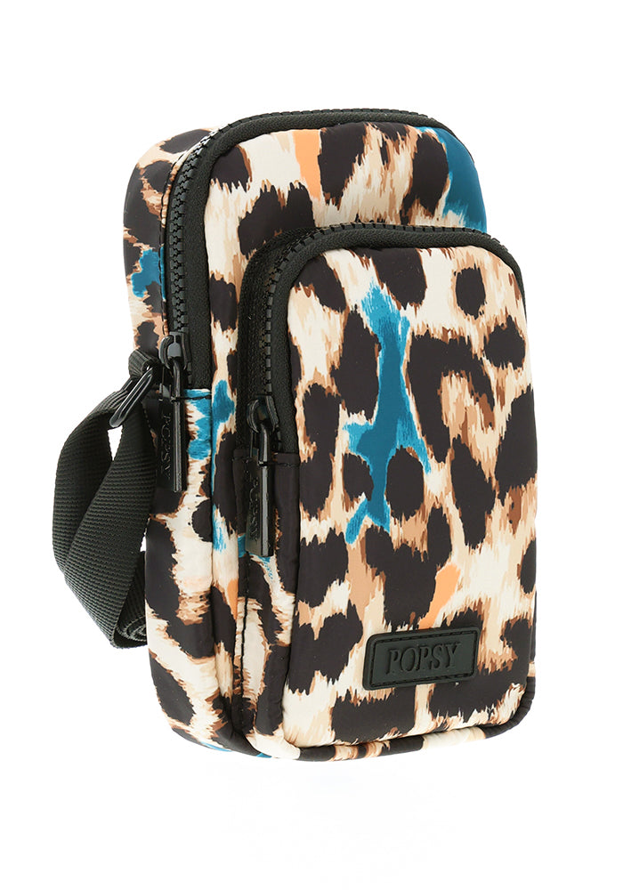 Large Scale Animal Print Phone Pocket Bag