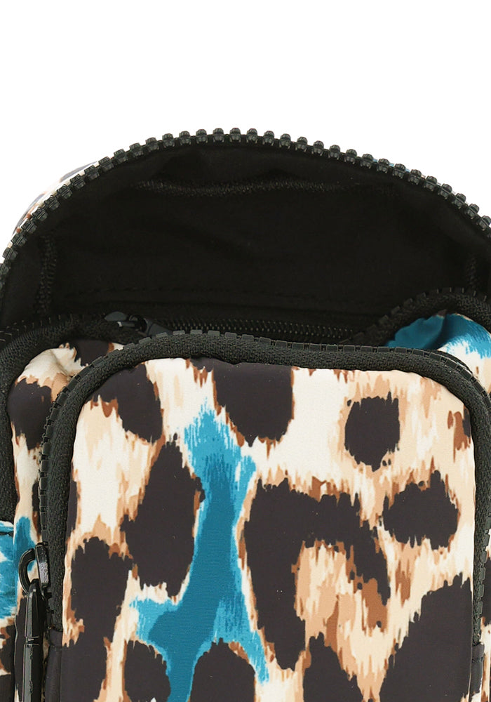 Large Scale Animal Print Phone Pocket Bag