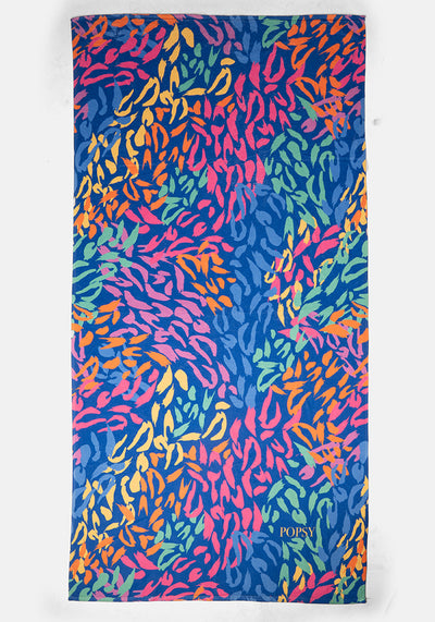Rainbow Animal Print Towel