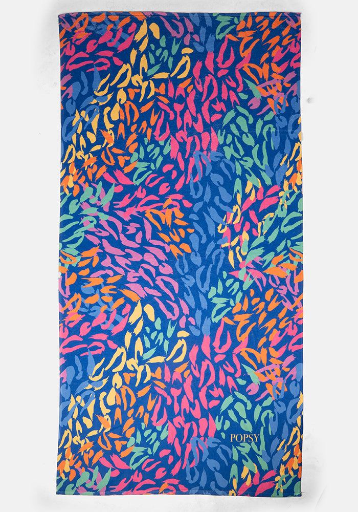 Rainbow Animal Print Towel