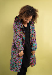 Multicolour Animal Print Popsy Coat