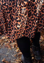 Anouk Natural Animal Print Dress