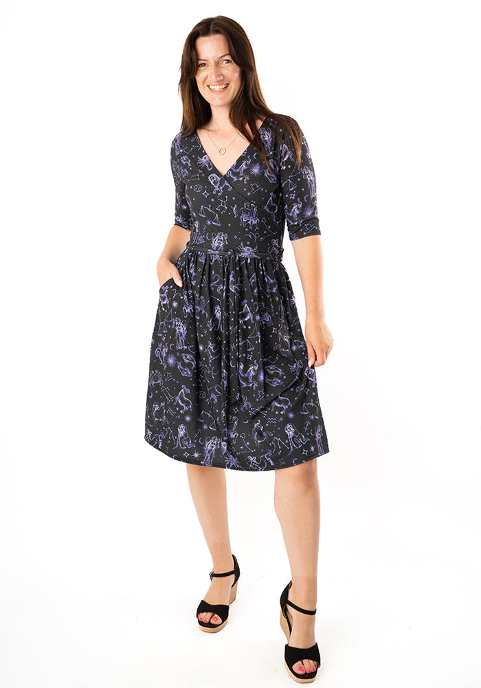 Antia Astrology Print Dress
