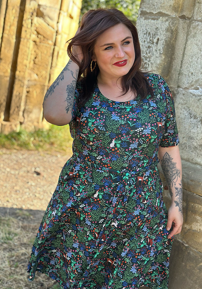 Arianne Woodland Garden Print Dress