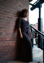 Arista Silver Sparkle Maxi Dress