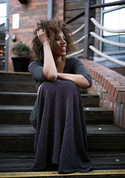 Arista Silver Sparkle Maxi Dress
