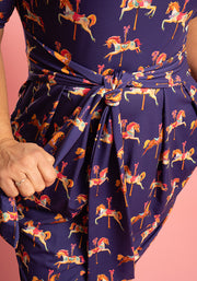 Asanti Carousel Horse Print Dress