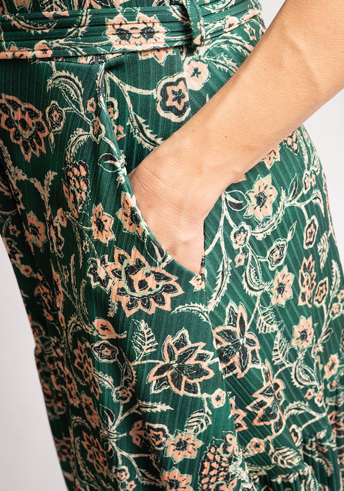 Sixth angle of Ashlea Nouveau Floral Print Midaxi Dress