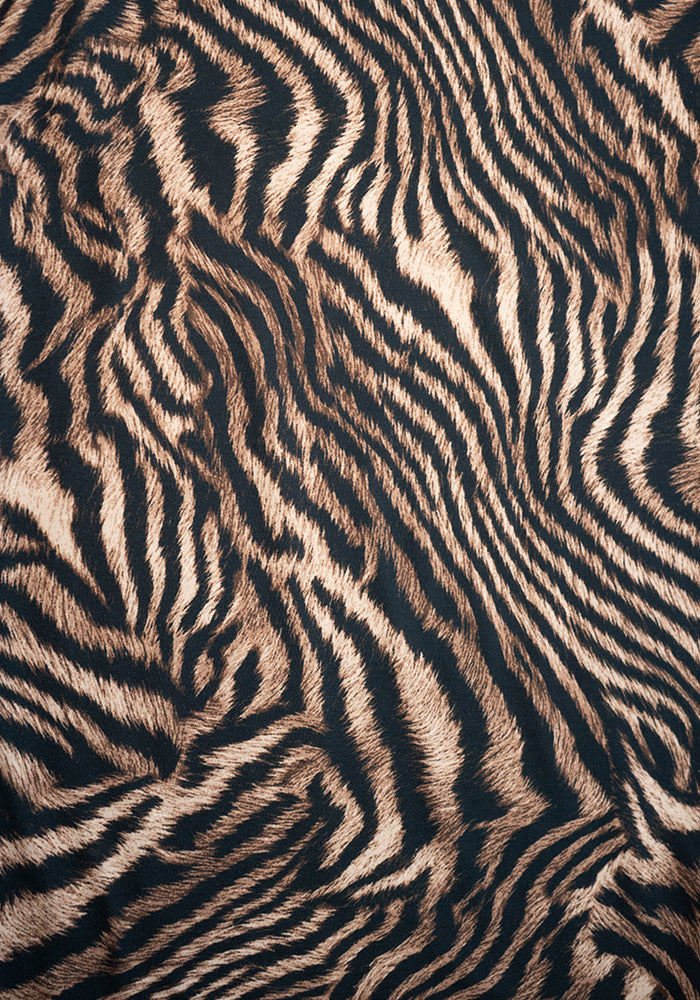 Ashleigh Tiger Print Full Length Jumpsuit