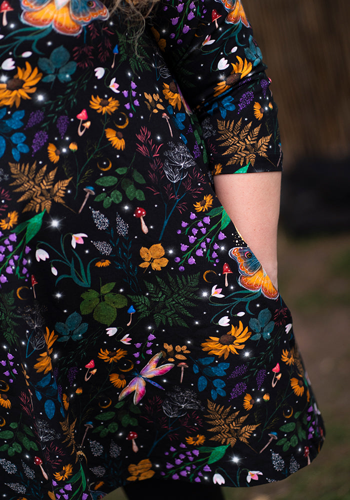 Ashton Magical Moth Print Cotton Tunic