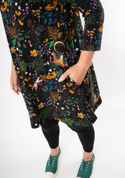Ashton Magical Moth Print Cotton Tunic