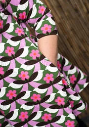 Ashton Retro Bird Print Cotton Tunic