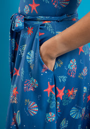 Atlanta Starfish & Shells Print Dress
