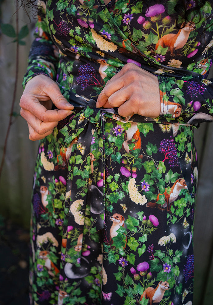 Avalie Stoats Print Midi Dress