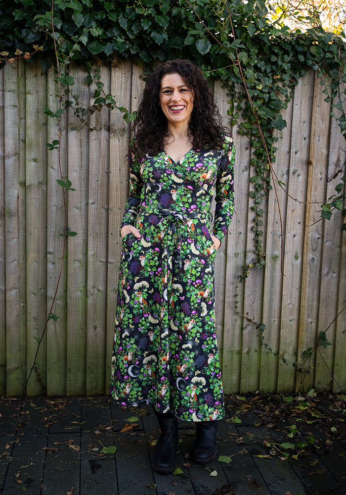 Avalie Stoats Print Midi Dress