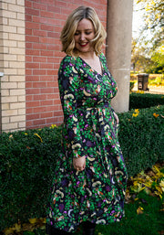 Avalie Stoats Print Midi Dress