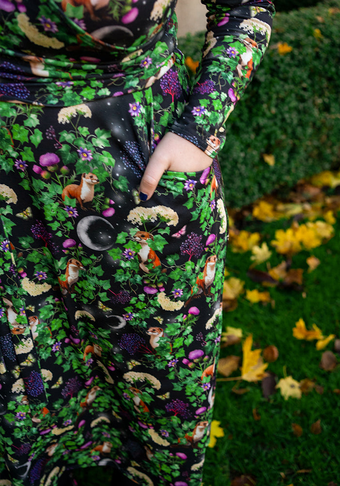 Avalie Stoats Print Midi Dress
