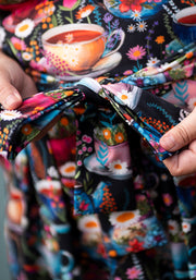 Aven Tea Cups Print Dress