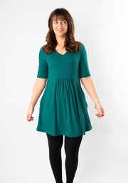 Averi Green Rib Brush Tunic